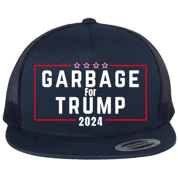 Proud Garbage Trump Garbage Supporter For Garbage Trump Flatbill Hat