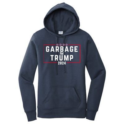 Proud Garbage Trump Garbage Supporter For Garbage Trump Women's Pullover Hoodie