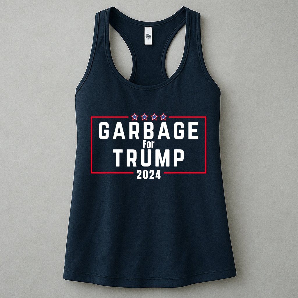 Proud Garbage Trump Garbage Supporter For Garbage Trump Womens Tank Top