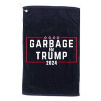Proud Garbage Trump Garbage Supporter For Garbage Trump Golf Towel