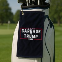 Proud Garbage Trump Garbage Supporter For Garbage Trump Golf Towel
