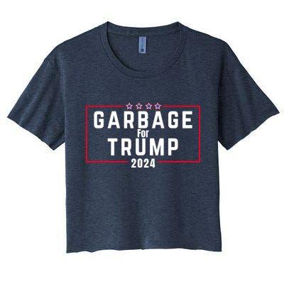 Proud Garbage Trump Garbage Supporter For Garbage Trump Crop Top
