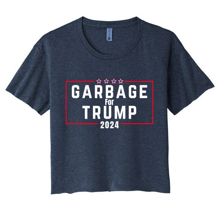 Proud Garbage Trump Garbage Supporter For Garbage Trump Crop Top