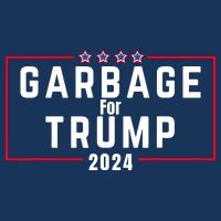 Proud Garbage Trump Garbage Supporter For Garbage Trump Women's V-Neck T-Shirt