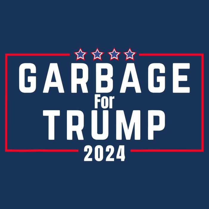 Proud Garbage Trump Garbage Supporter For Garbage Trump Women's V-Neck T-Shirt