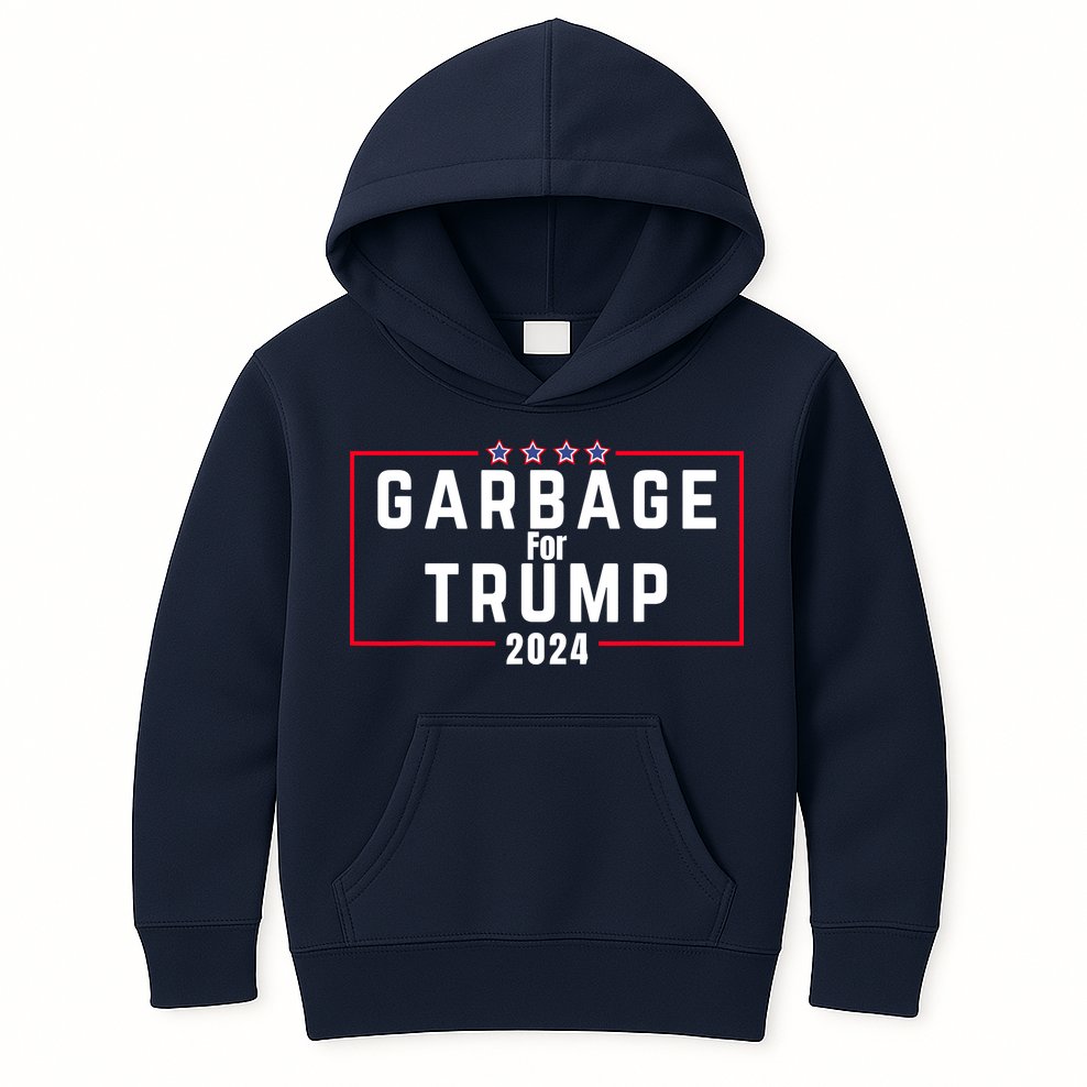 Proud Garbage Trump Garbage Supporter For Garbage Trump Kids Hoodie