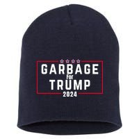 Proud Garbage Trump Garbage Supporter For Garbage Trump Short Acrylic Beanie
