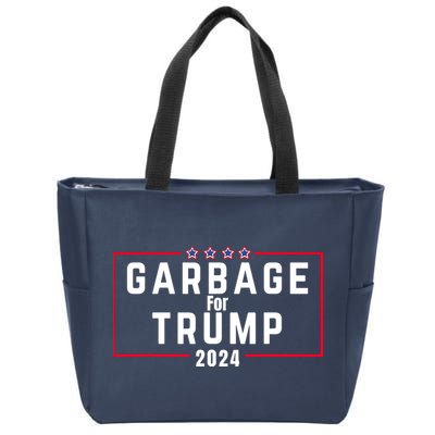 Proud Garbage Trump Garbage Supporter For Garbage Trump Zip Tote Bag