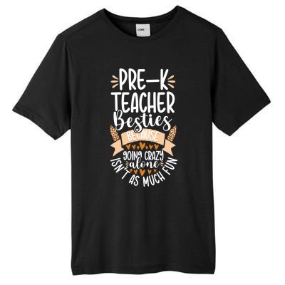 Prefunny Giftk Teacher Besties Appreciation Preschool Leopard Gift Tall Fusion ChromaSoft Performance T-Shirt