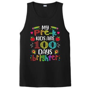 Precute Giftk Teacher 100 Days Brighter 100th Day Of School Gift Cute Gift PosiCharge Competitor Tank