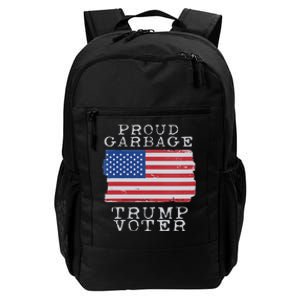 Proud Garbage Trump Voter Garbage For Trump 2024 Daily Commute Backpack