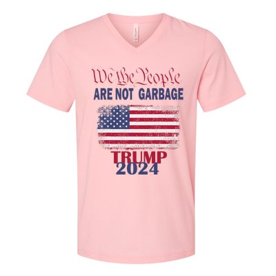 Proud Garbage Trump Supporter We The People Are Not Garbage V-Neck T-Shirt