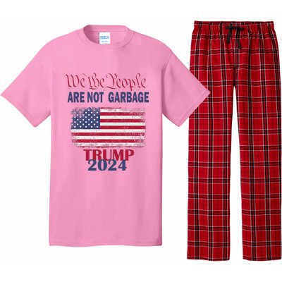 Proud Garbage Trump Supporter We The People Are Not Garbage Pajama Set