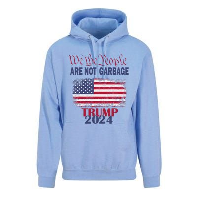 Proud Garbage Trump Supporter We The People Are Not Garbage Unisex Surf Hoodie