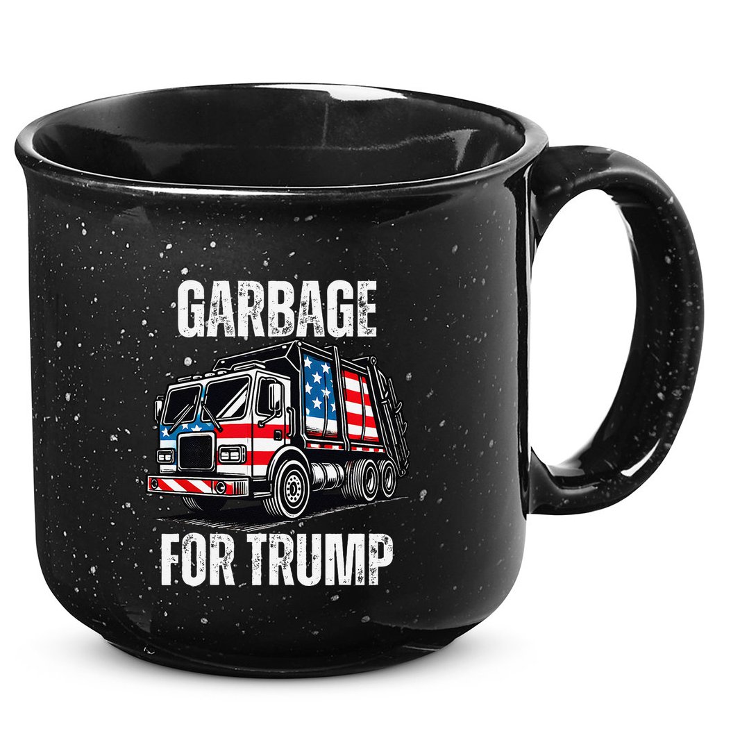 Proud Garbage Trump Supporter Garbage For Trump Supporter Gift 15oz Campfire Ceramic Mug