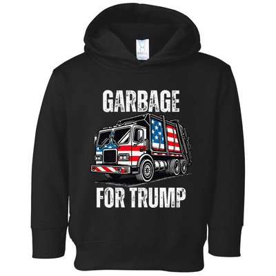 Proud Garbage Trump Supporter Garbage For Trump Supporter Gift Toddler Hoodie