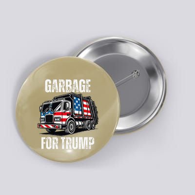 Proud Garbage Trump Supporter Garbage For Trump Supporter Gift Button