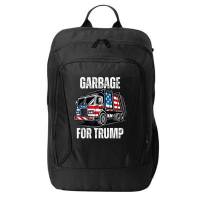 Proud Garbage Trump Supporter Garbage For Trump Supporter City Backpack