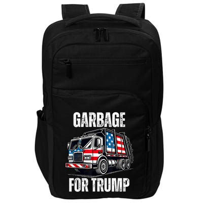 Proud Garbage Trump Supporter Garbage For Trump Supporter Impact Tech Backpack