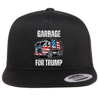 Proud Garbage Trump Supporter Garbage For Trump Supporter Flatbill Hat