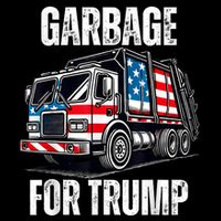 Proud Garbage Trump Supporter Garbage For Trump Supporter Flatbill Hat