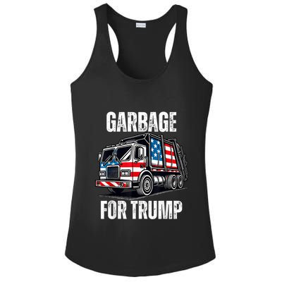 Proud Garbage Trump Supporter Garbage For Trump Supporter Ladies PosiCharge Competitor Racerback Tank