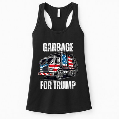 Proud Garbage Trump Supporter Garbage For Trump Supporter Womens Tank Top