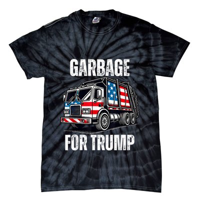 Proud Garbage Trump Supporter Garbage For Trump Supporter Tie-Dye T-Shirt