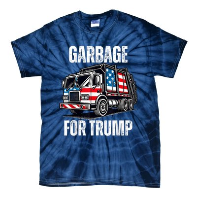 Proud Garbage Trump Supporter Garbage For Trump Supporter Tie-Dye T-Shirt