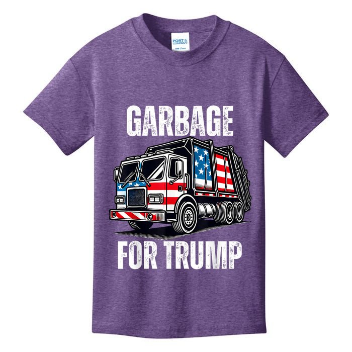 Proud Garbage Trump Supporter Garbage For Trump Supporter Kids T-Shirt