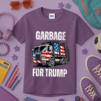 Proud Garbage Trump Supporter Garbage For Trump Supporter Kids T-Shirt