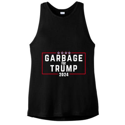 Proud Garbage Trump Garbage Supporter For Garbage Trump Ladies PosiCharge Tri-Blend Wicking Tank