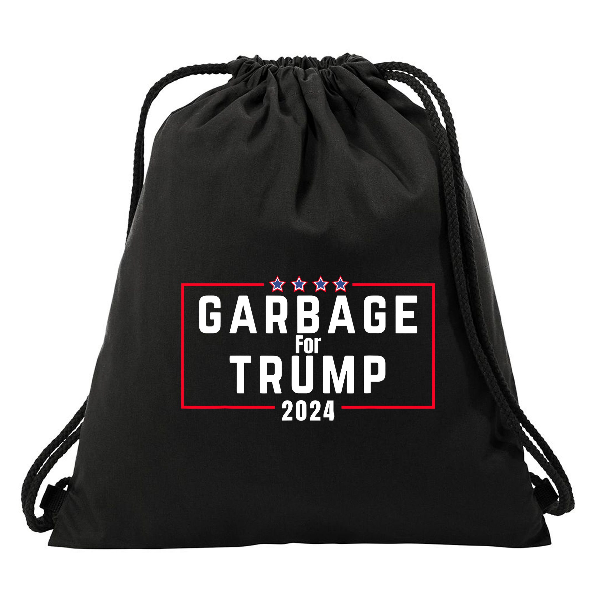 Proud Garbage Trump Garbage Supporter For Garbage Trump Drawstring Bag