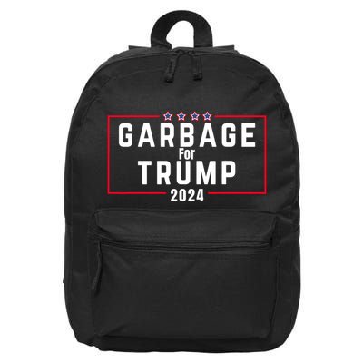 Proud Garbage Trump Garbage Supporter For Garbage Trump 16 in Basic Backpack