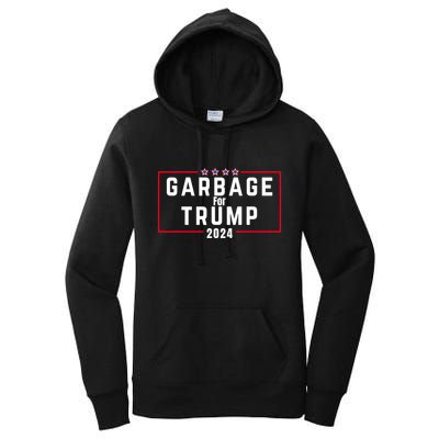 Proud Garbage Trump Garbage Supporter For Garbage Trump Women's Pullover Hoodie