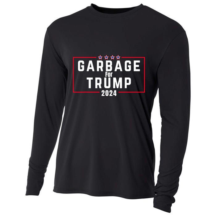 Proud Garbage Trump Garbage Supporter For Garbage Trump Cooling Performance Long Sleeve Crew