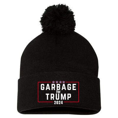 Proud Garbage Trump Garbage Supporter For Garbage Trump Pom Pom 12in Knit Beanie