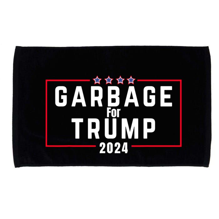 Proud Garbage Trump Garbage Supporter For Garbage Trump Microfiber Hand Towel