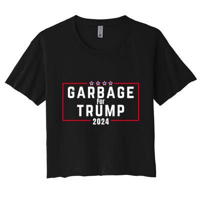 Proud Garbage Trump Garbage Supporter For Garbage Trump Crop Top