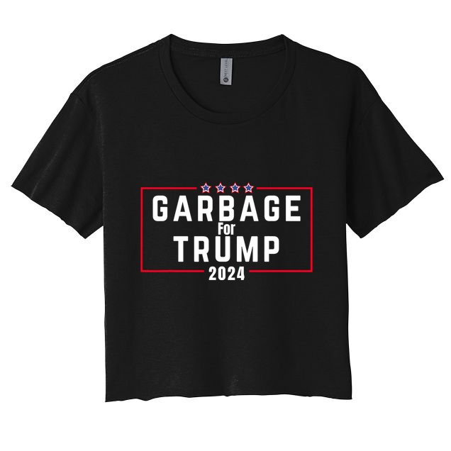 Proud Garbage Trump Garbage Supporter For Garbage Trump Crop Top