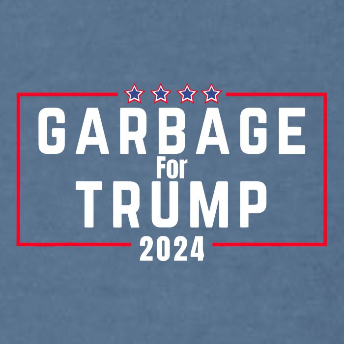 Proud Garbage Trump Garbage Supporter For Garbage Trump Garment-Dyed Sweatshirt