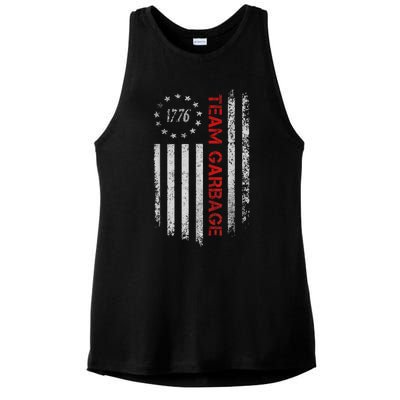 Proud Garbage Trump Supporter Garbage For Trump Supporter Ladies PosiCharge Tri-Blend Wicking Tank