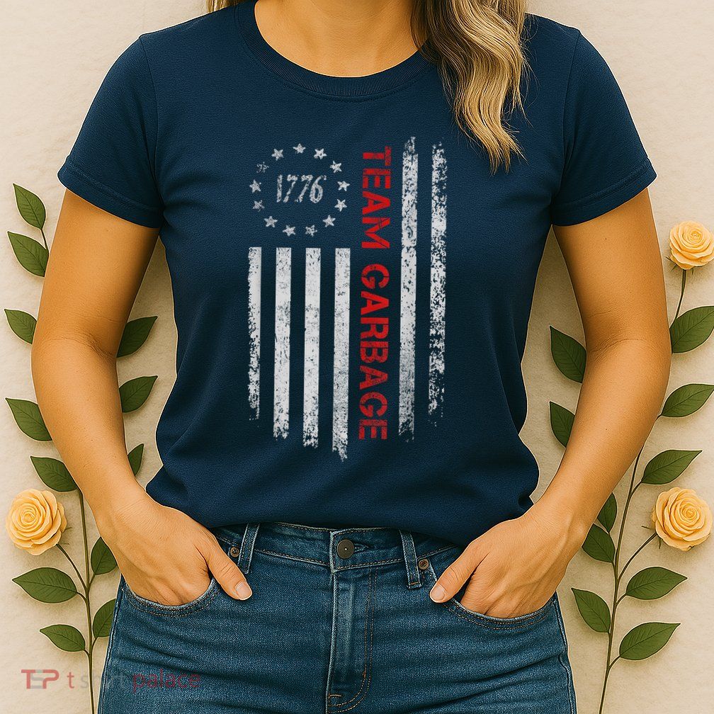 Proud Garbage Trump Supporter Garbage For Trump Supporter Womens T-Shirt