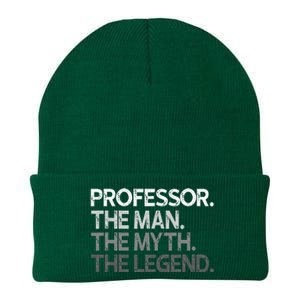 Professor Gift The Man Myth Legend Knit Cap Winter Beanie