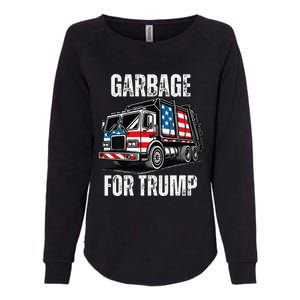 Proud Garbage Trump Supporter Garbage For Trump Supporter Womens California Wash Sweatshirt