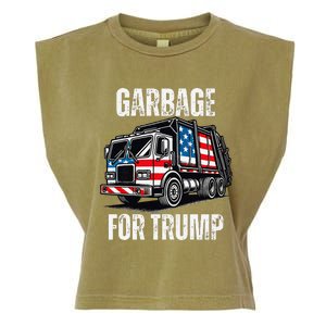 Proud Garbage Trump Supporter Garbage For Trump Supporter Garment-Dyed Women's Muscle Tee