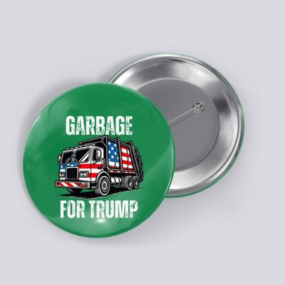 Proud Garbage Trump Supporter Garbage For Trump Supporter Button
