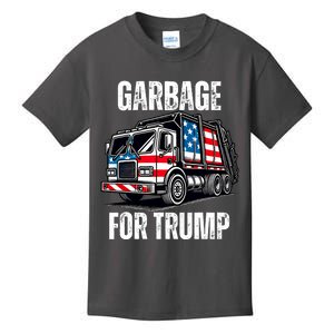 Proud Garbage Trump Supporter Garbage For Trump Supporter Kids T-Shirt