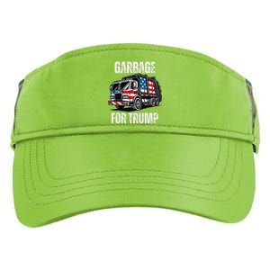 Proud Garbage Trump Supporter Garbage For Trump Supporter Gift Adult Drive Performance Visor