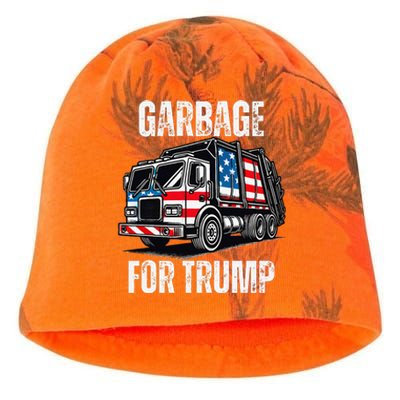 Proud Garbage Trump Supporter Garbage For Trump Supporter Gift Kati - Camo Knit Beanie